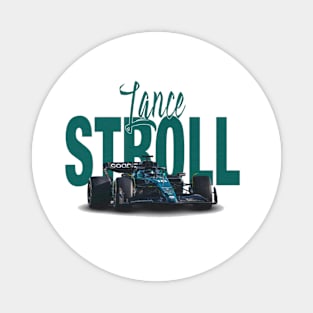 Lance Stroll Racing Car Magnet